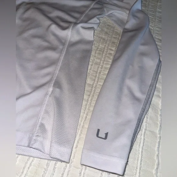 Huk Icon X Fishing Pullover White Womens Size M Long Sleeve UPF 50+ 1/4 Zip - Picture 4 of 7